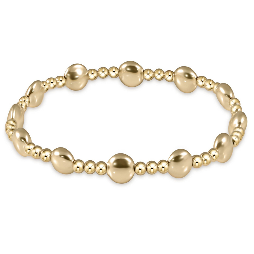 enewton - 14k gold-filled - Yellow Gold - Extends - 6MM Beaded Bracelet
