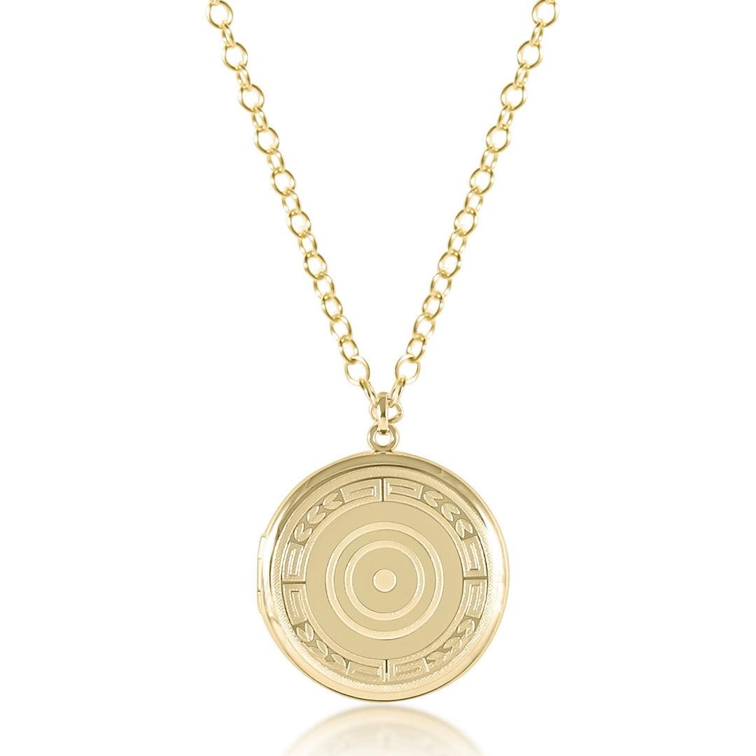 enewton - 14k gold-filled - Cherish - Large Locket Necklace 18"