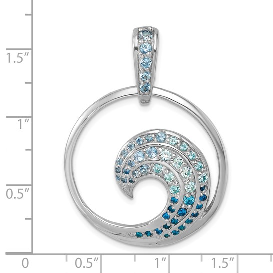 Sterling Silver Rhodium-Plated