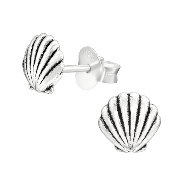 SS Scallop Shell Earrings