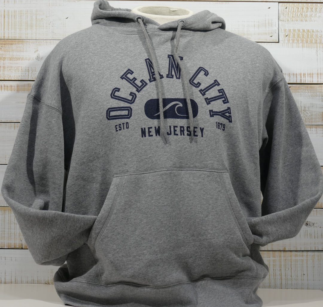 Champion - Long Sleeve Hooded Sweatshirt - Grey (Medium)