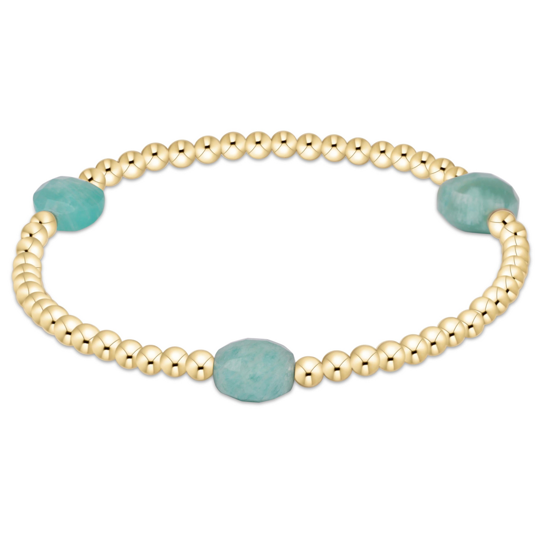 enewton - Admire 3mm - Amazonite Gold-Filled Bracelet (Standard 6.25")