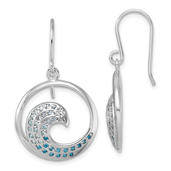 Sterling Silver Rhodium-Plated
