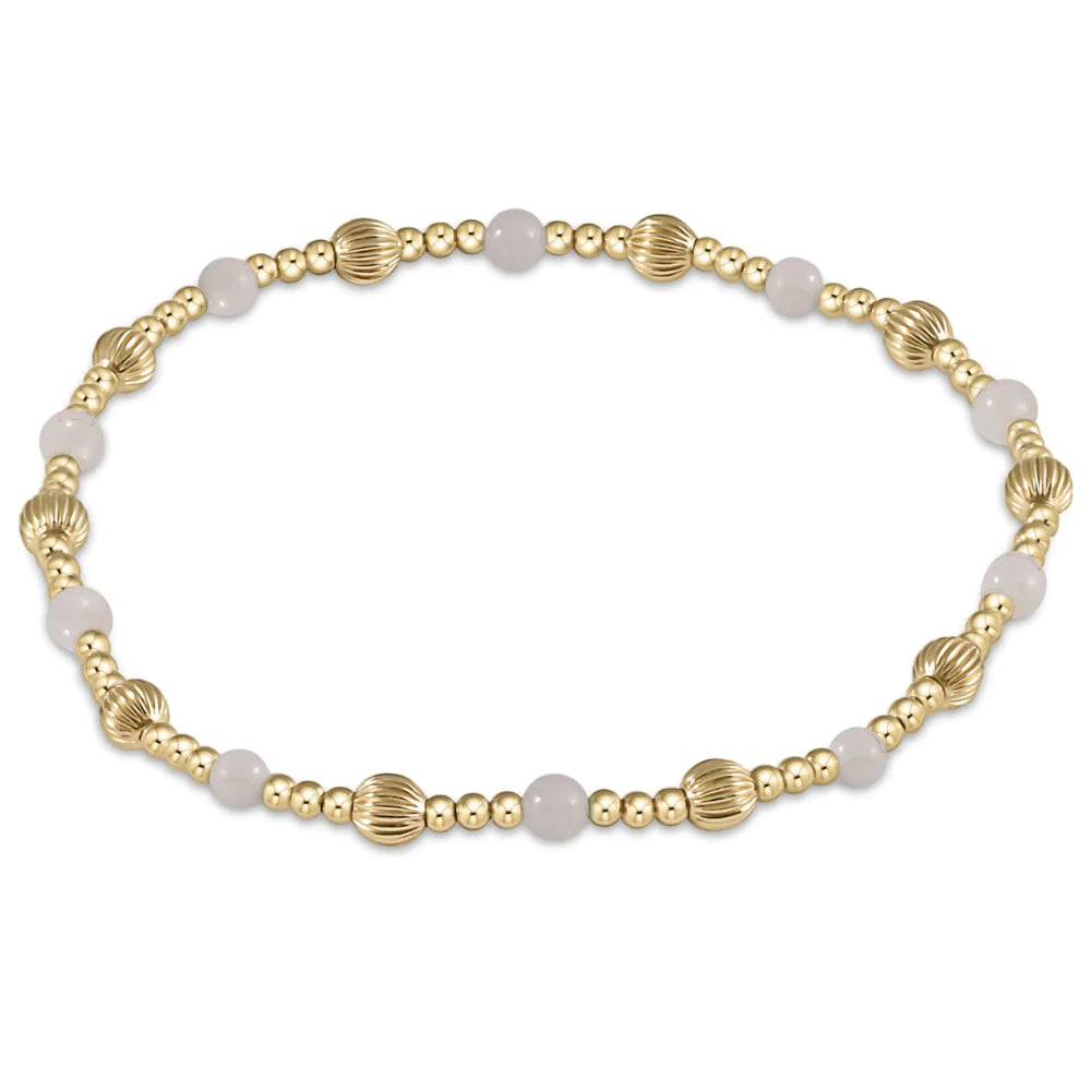 enewton - 14k gold-filled - Yellow Gold Moonstone Stretch Bracelet