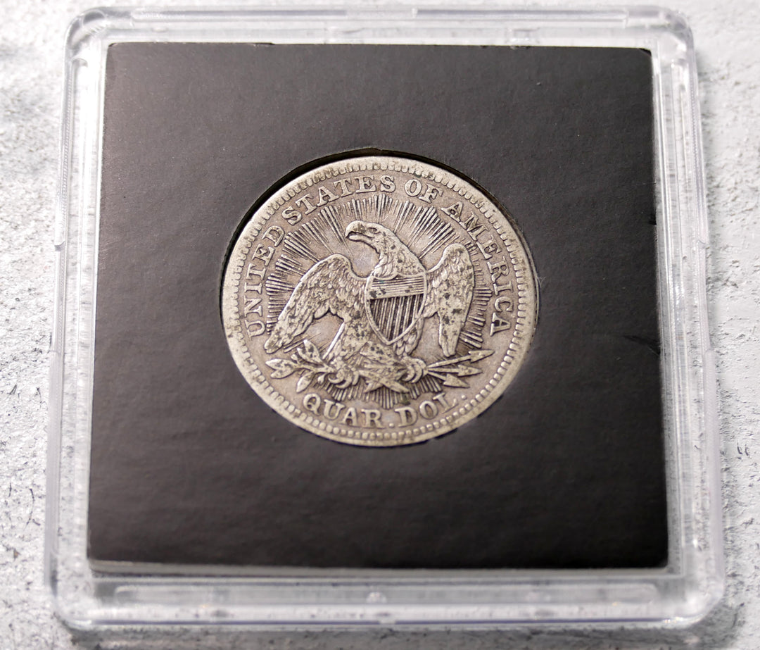 United States 1853 Seated Liberty Quarter "arrows & Rays" XF40
