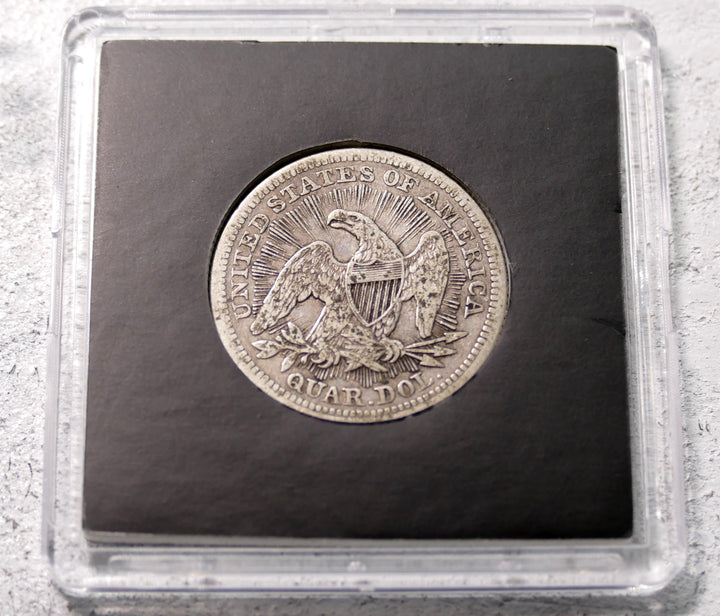 United States 1853 Seated Liberty Quarter "arrows & Rays" XF40