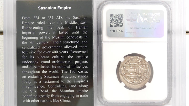 SASANIAN EMPIRE 457/9-484 AR DRACHM Mint