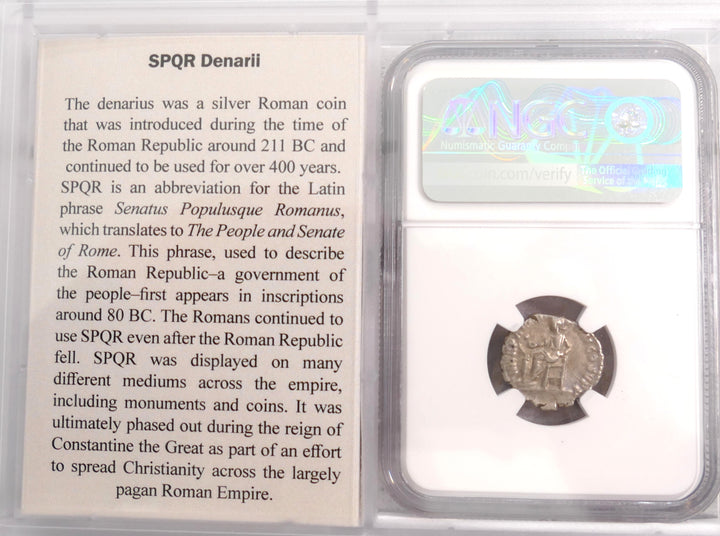 ROMAN EMPIRE 177-192 AD AR DENARIUS
