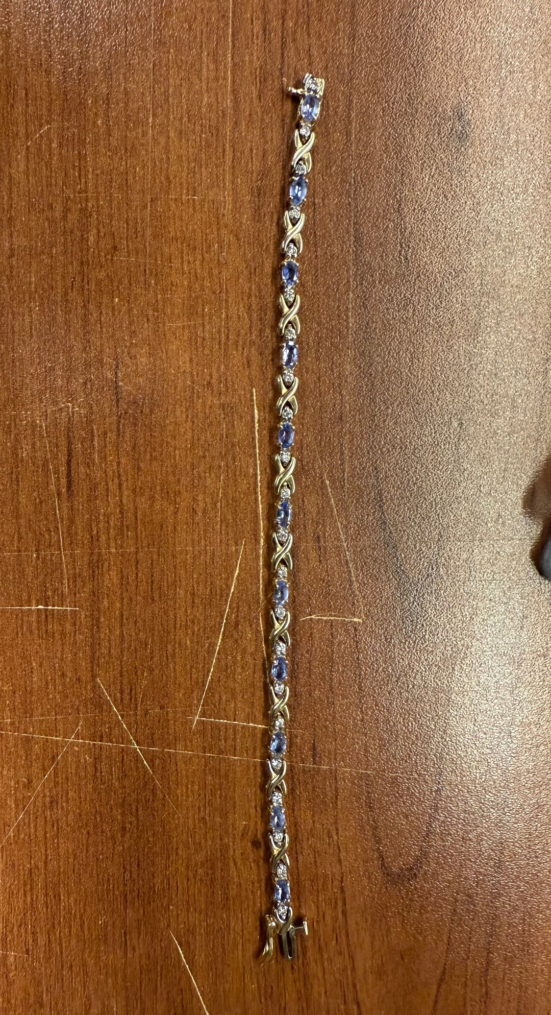 14ky bracelet with 1/4 ct Dia