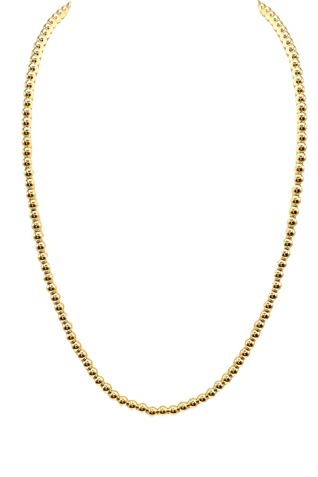 enewton - 14k gold-filled - Yellow Gold 4mm Classic Necklace 17"