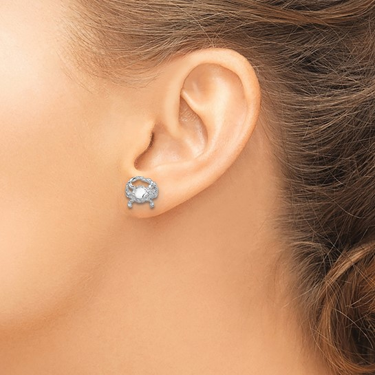Sterling Silver Rhodium-Plated