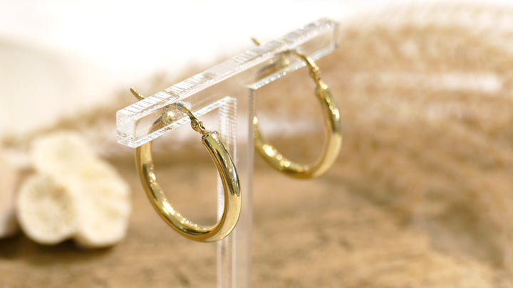 14k - Yellow Gold Hoop Earrings