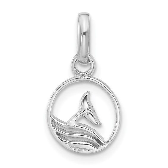 Sterling Silver Rhodium-Plated