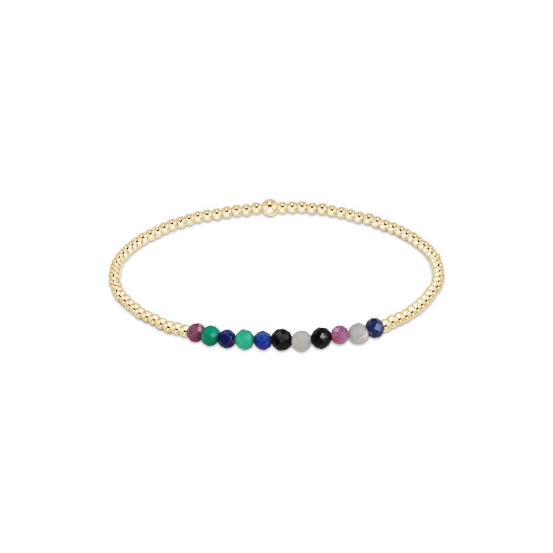 Gold Bliss 2mm Bead Bracelet -