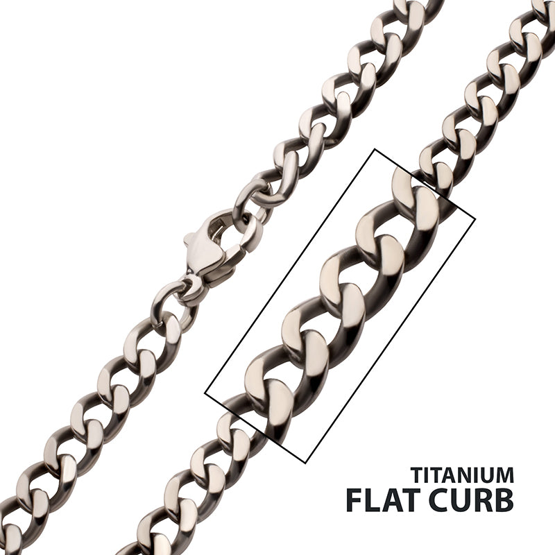 4.35mm Titanium Flat Curb Chai