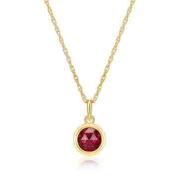 REIGN YGP RED BEZEL NECKLACE