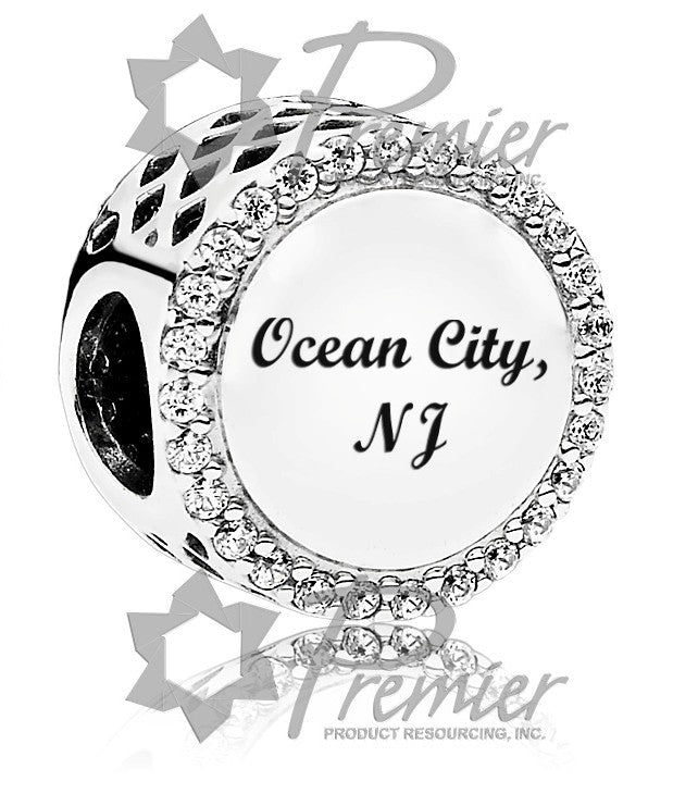 Pandora - LifeGuard Stand Sterling Silver OC Button Charm