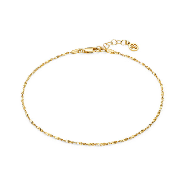Sif Jakobs - Sterling Silver - Gold Plated "Asola Ankle" Chain Anklet