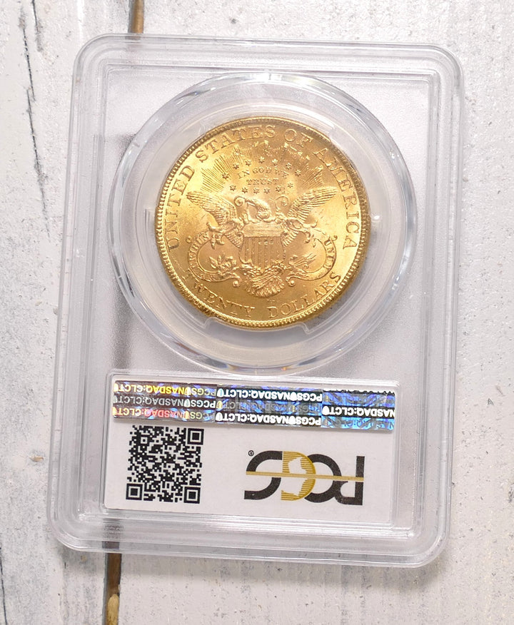 US 1895 DOUBLE EAGLE PHILLY MINT MS63