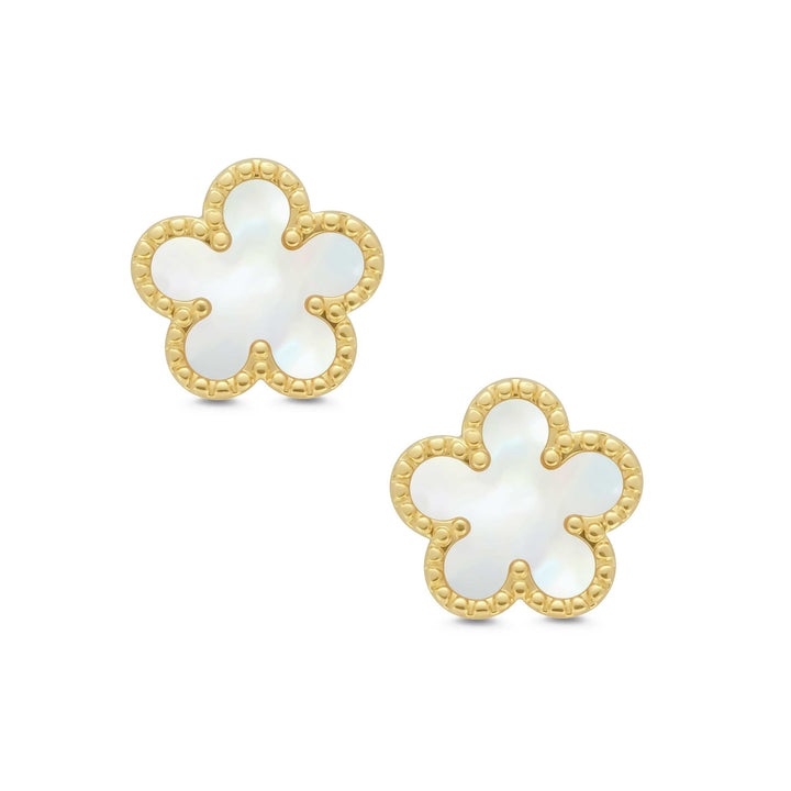 MOP FLOWER STUDS GP