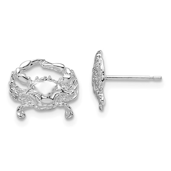 Sterling Silver Rhodium-Plated
