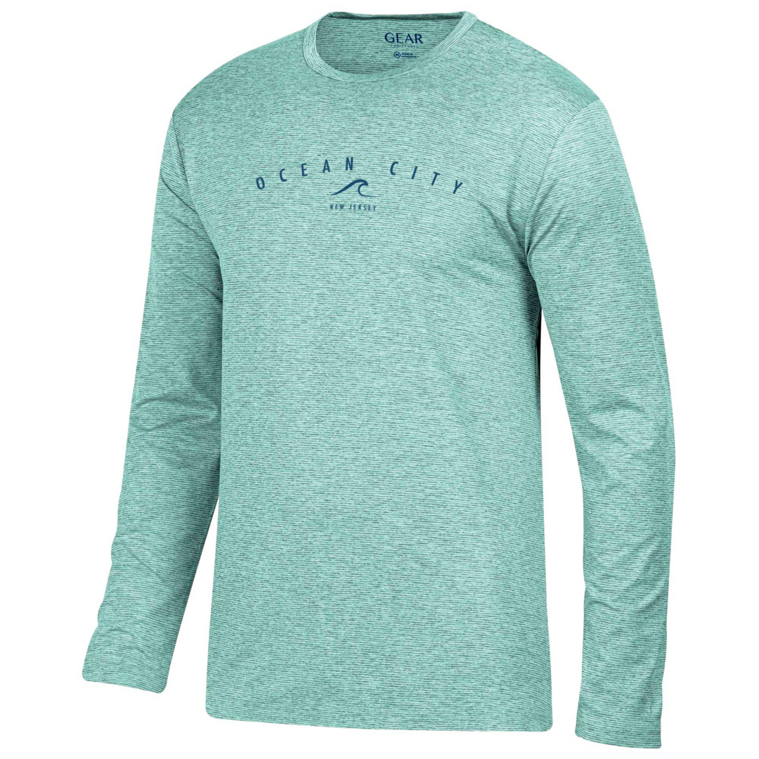 GEAR - Long Sleeve UPF 50+ OC Wave T-Shirt - Teal