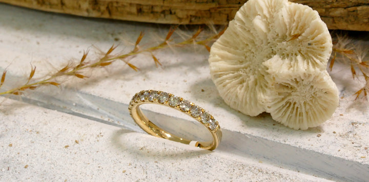 14k Yellow Gold 0.75ctw Diamond Ring (Size 6.5)