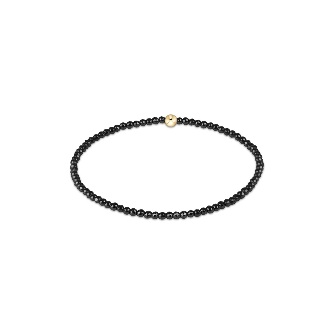 enewton - Faceted Hematite 2mm Gold-Filled Bracelet (Standard 6.25")