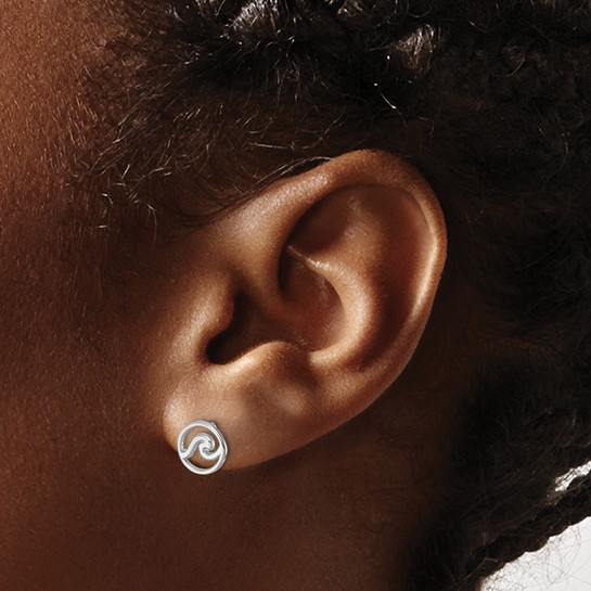Sterling Silver Rhodium-Plated