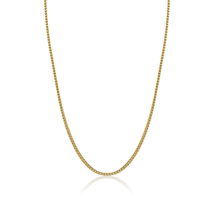 Italgem Steel - Gold IP S. Steel Rounded 22" Franko Link Chain