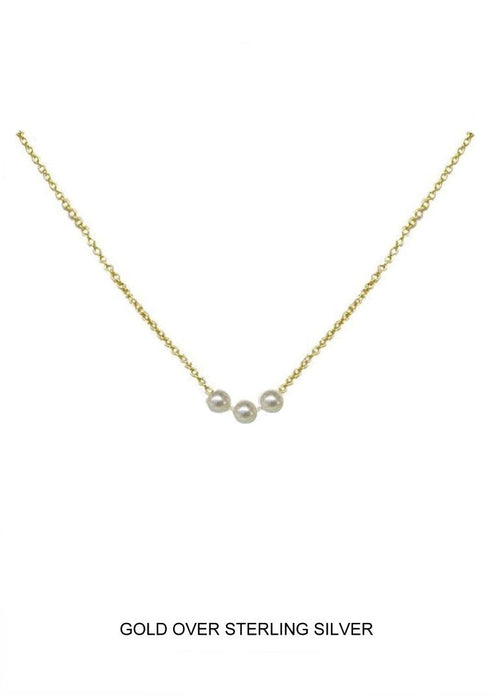 "IM THREE" GOLD/3 PEARL 13.5"