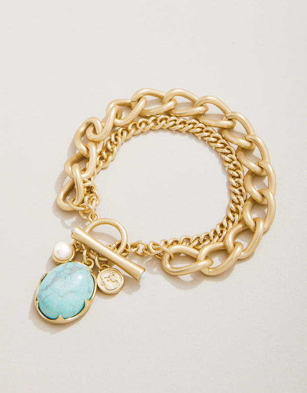 Coralie Toggle Bracelet Light