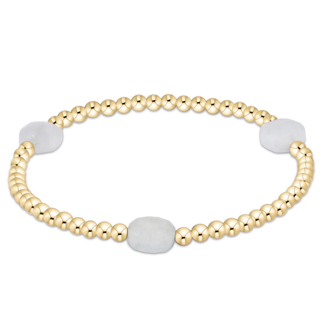 enewton - Admire 3mm - Aquamarine Gold-Filled Bracelet (Standard 6.25")