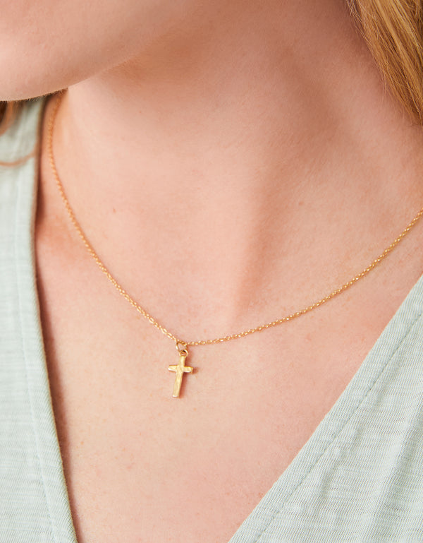 SP Cross Necklace 17“ Cross