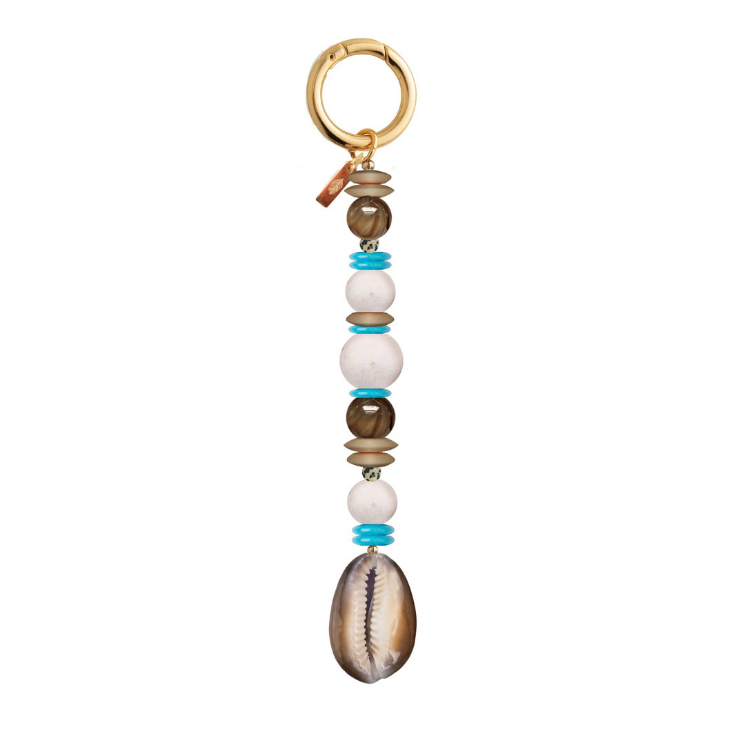 Surfer Bag Charm - Mixed Shell
