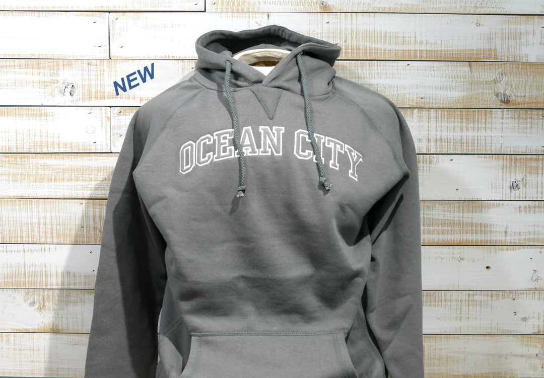 Long Sleeve Hooded Castor Grey Sweatshirt - Gray