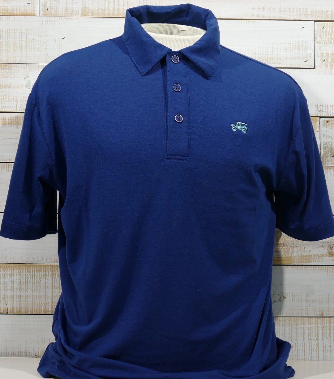 Havika - Short Sleeve Polo Shirt - Blue * Ocean City Exclusive