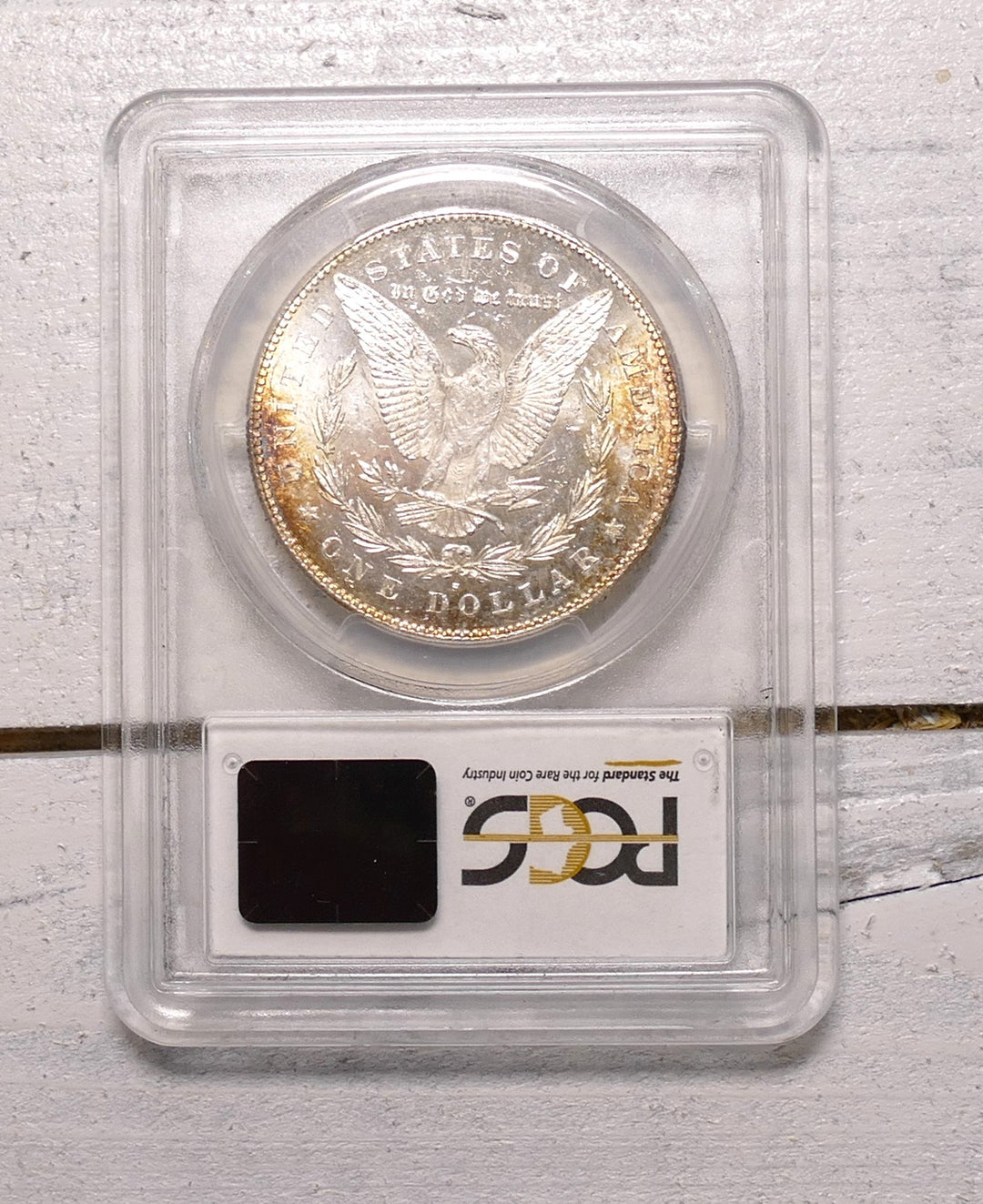 US 1879 REVERSE OF A 1878 MORGAN DOLLAR S MINT MS63+