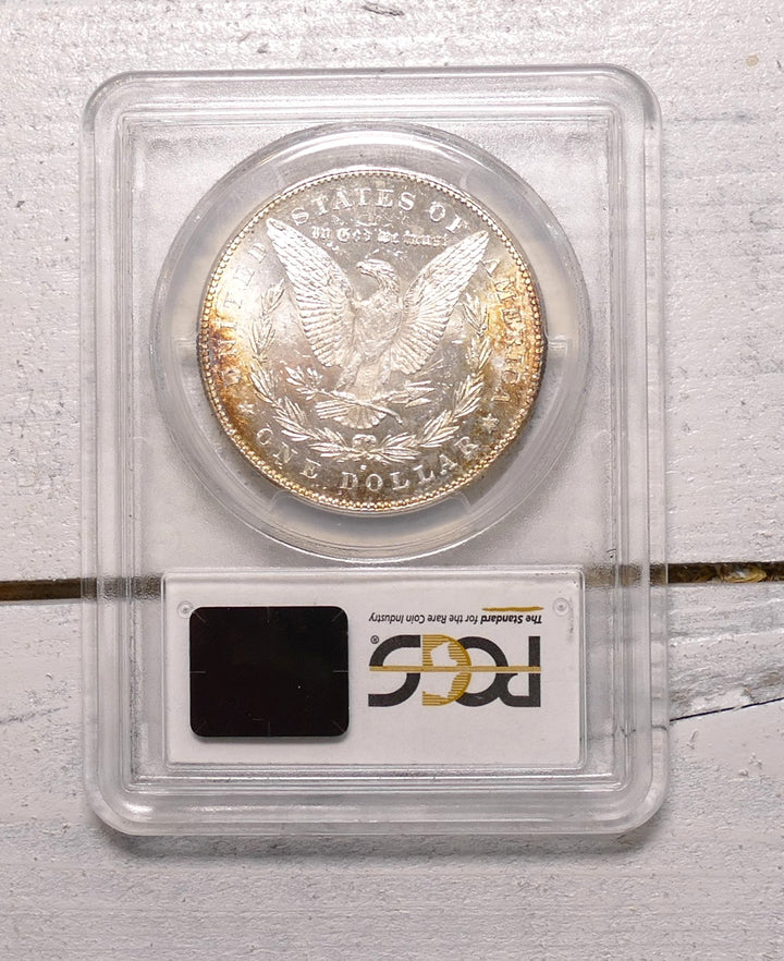 US 1879 REVERSE OF A 1878 MORGAN DOLLAR S MINT MS63+