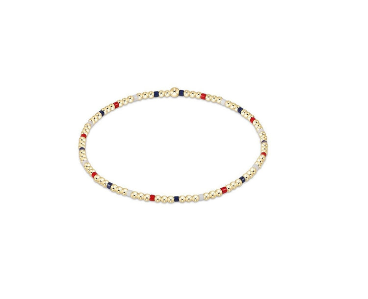 enewton - 14k gold-filled - Hope Sincerity - Firecracker - Extends 2mm Bead Bracelet