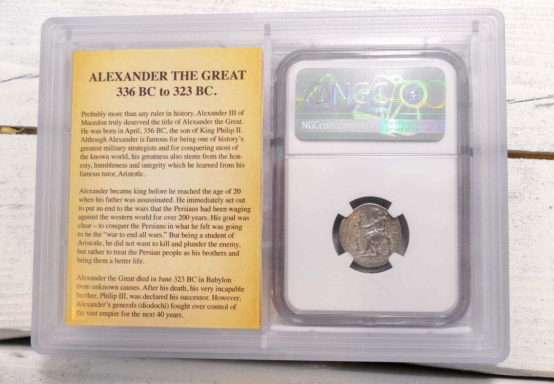 Alexander the Great KINGDOM OF MACEDON 336-323 BC AR DRACHM Mint