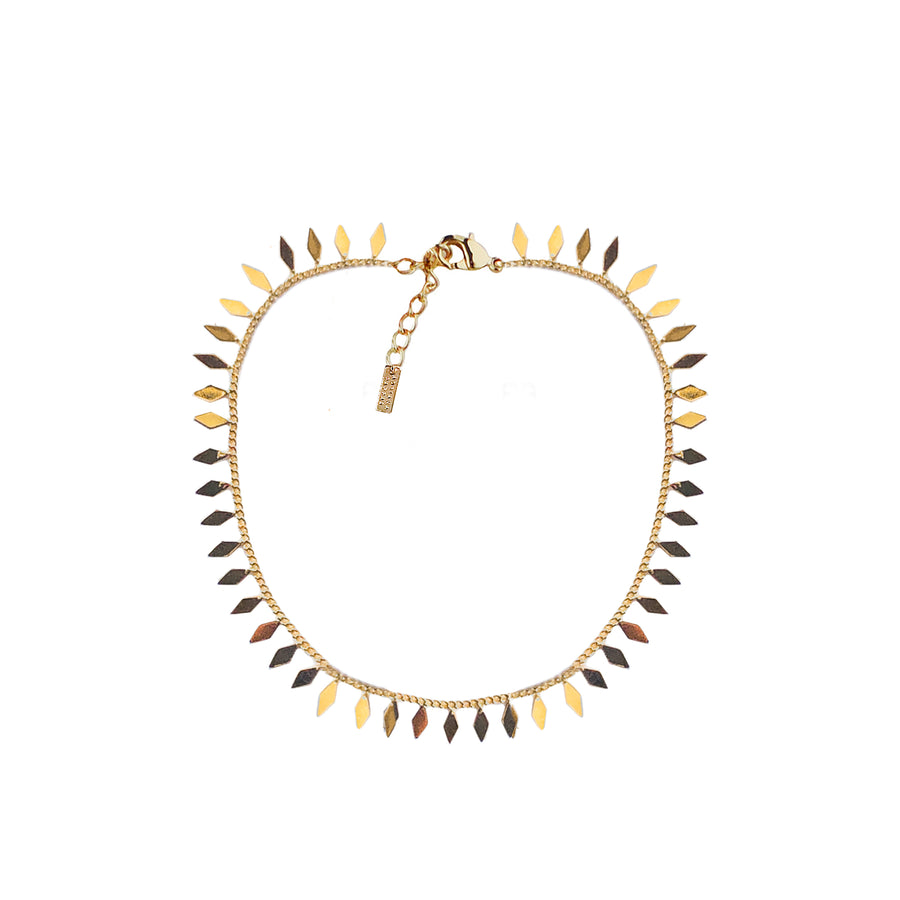 Adriana Pappas - - 14K Gold Filled Kite Dangle Anklet 8.5-10"