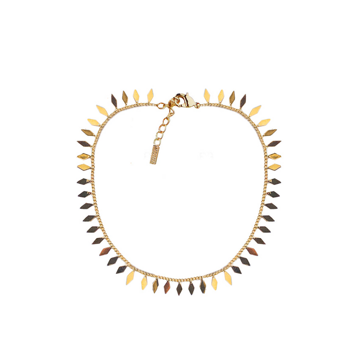 Adriana Pappas - - 14K Gold Filled Kite Dangle Anklet 8.5-10"