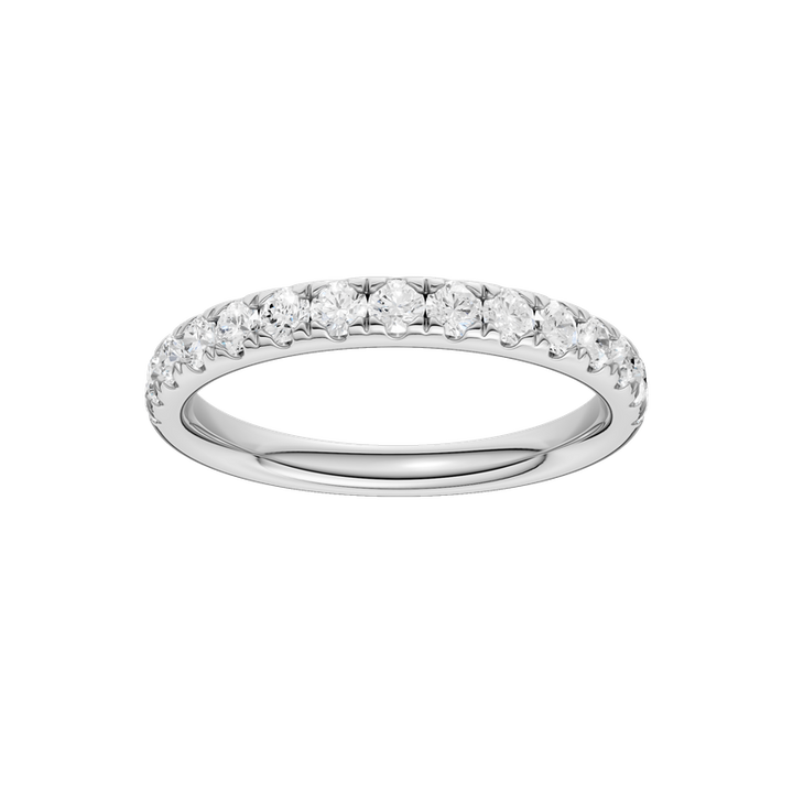 14k White Gold Lab Grown Diamond Band Ring