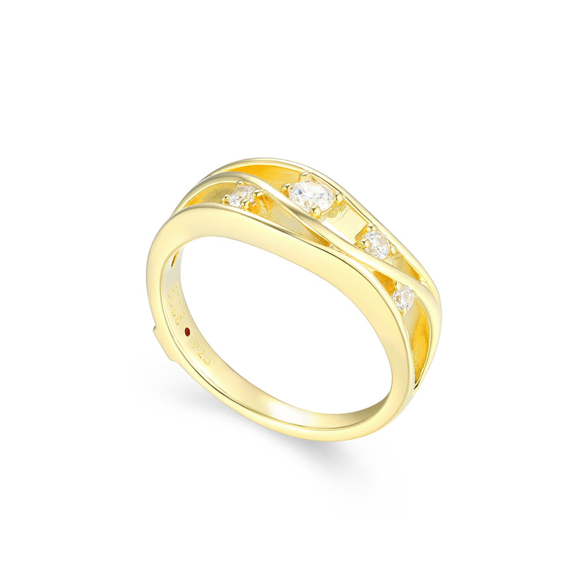 Sterling Silver Gold Plated Be