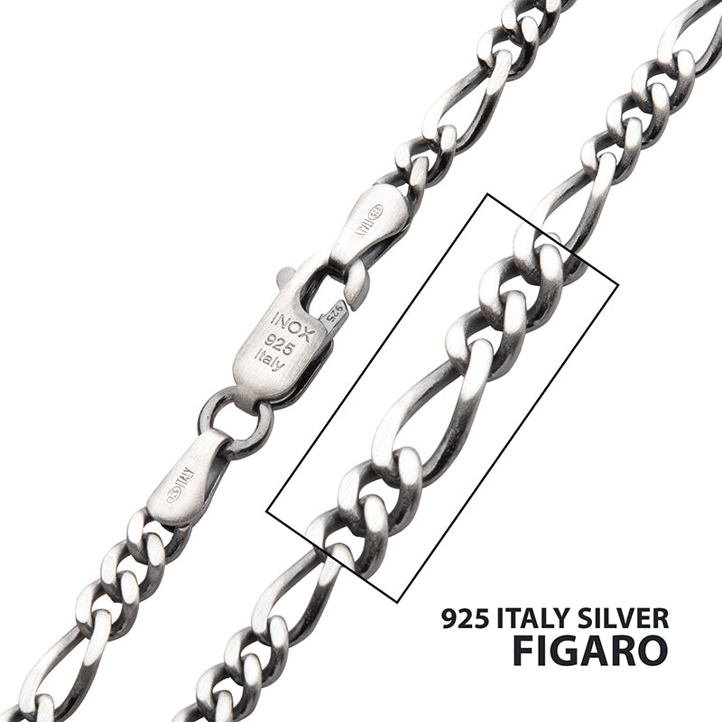 3.6mm 925 Italy Silver Black R