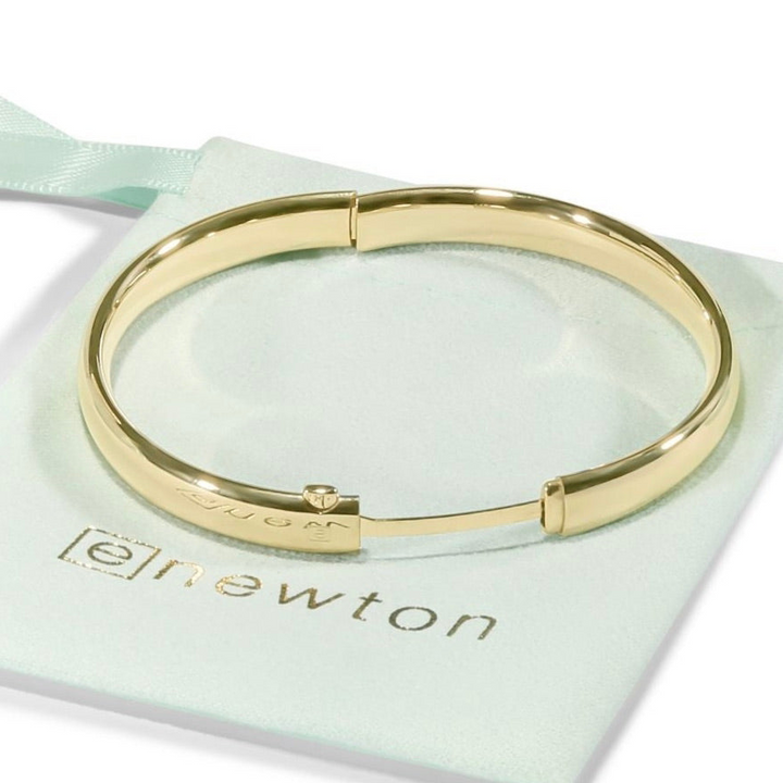 enewton - 14k gold-filled - Yellow Gold Cherish Bangle Bracelet medium 7.5" diameter