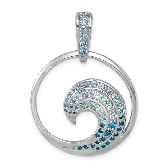 Sterling Silver Rhodium-Plated