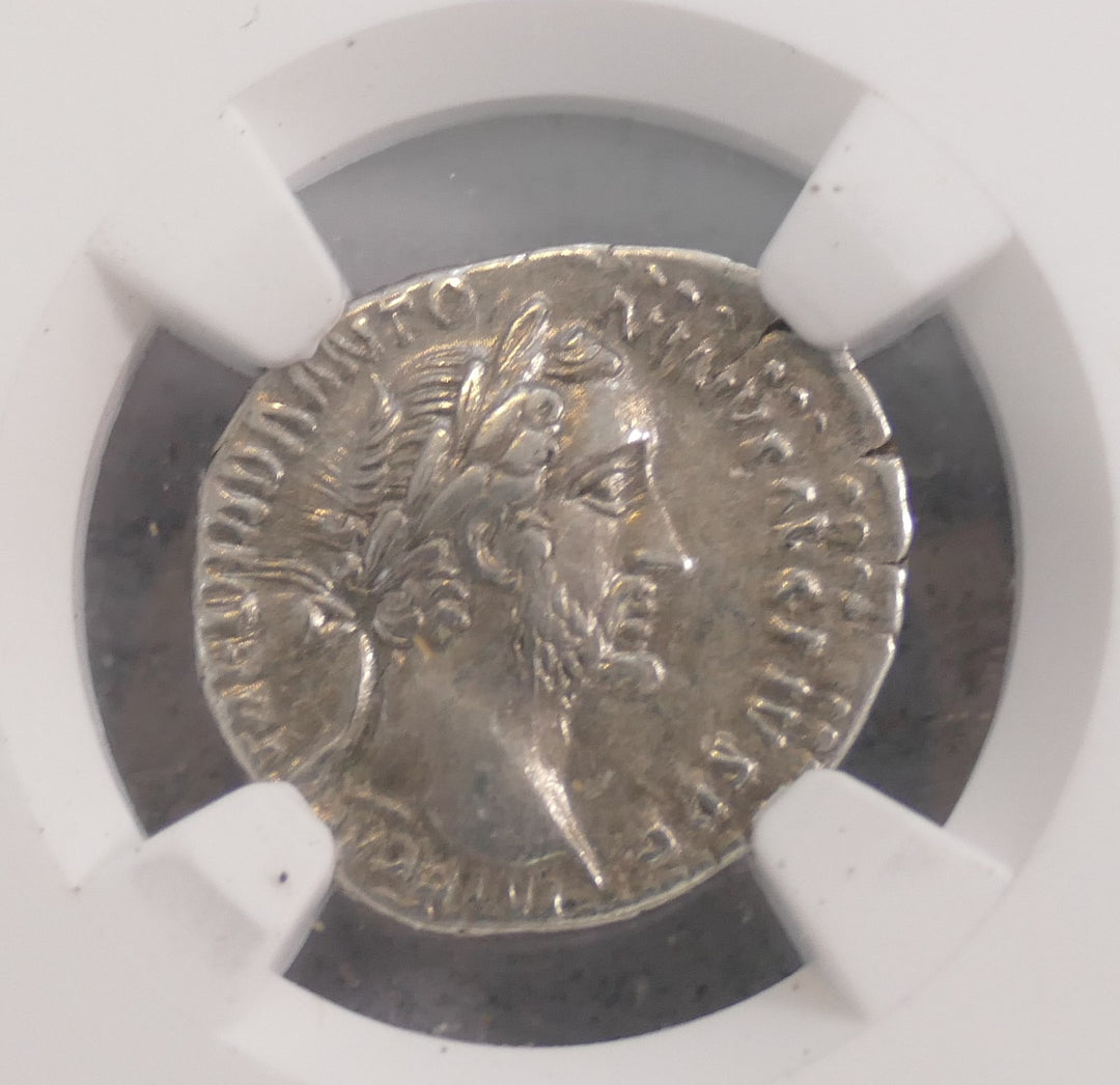 ROMAN 138-161 BC AR DENARIUS