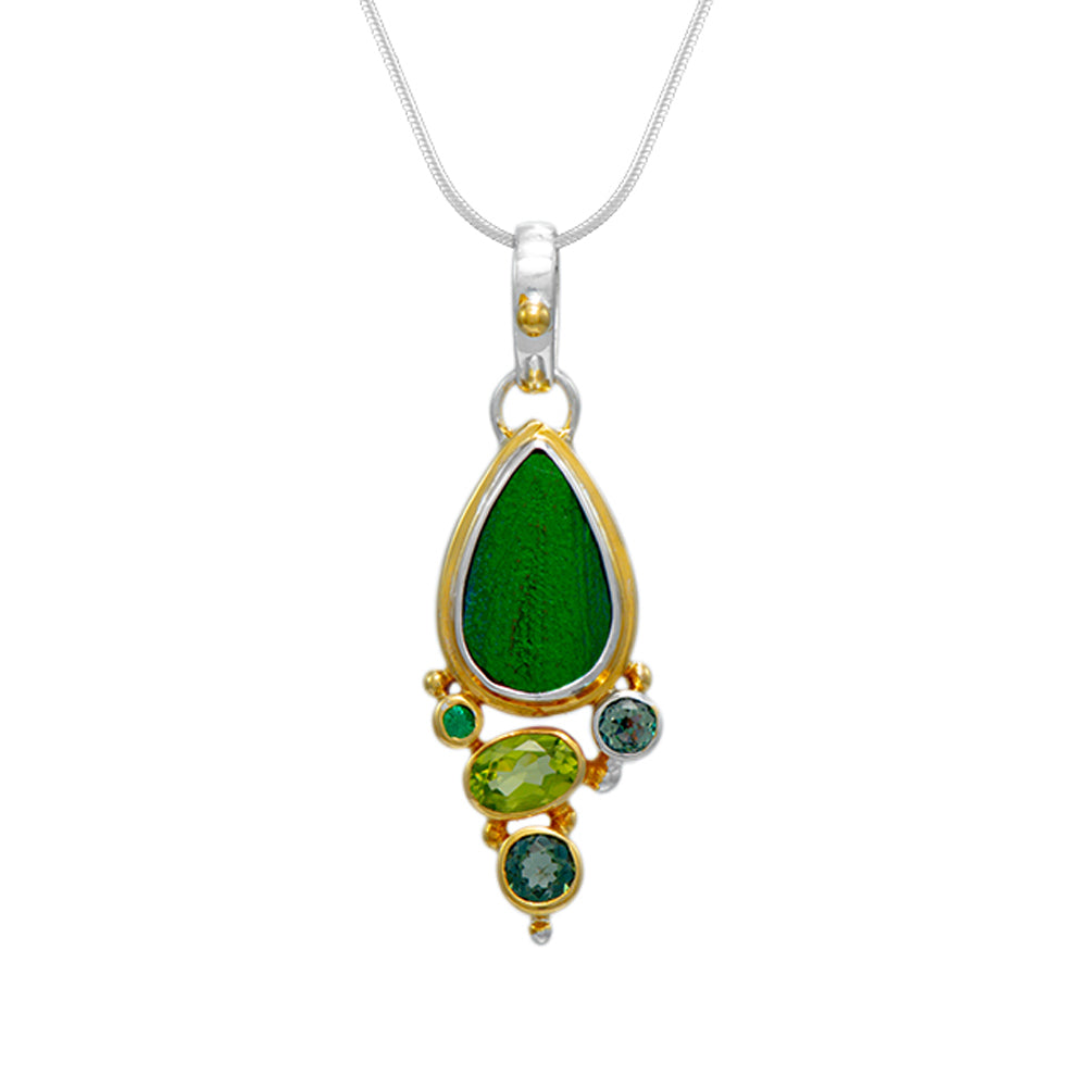 Pear Cut Black Mother of Pearl